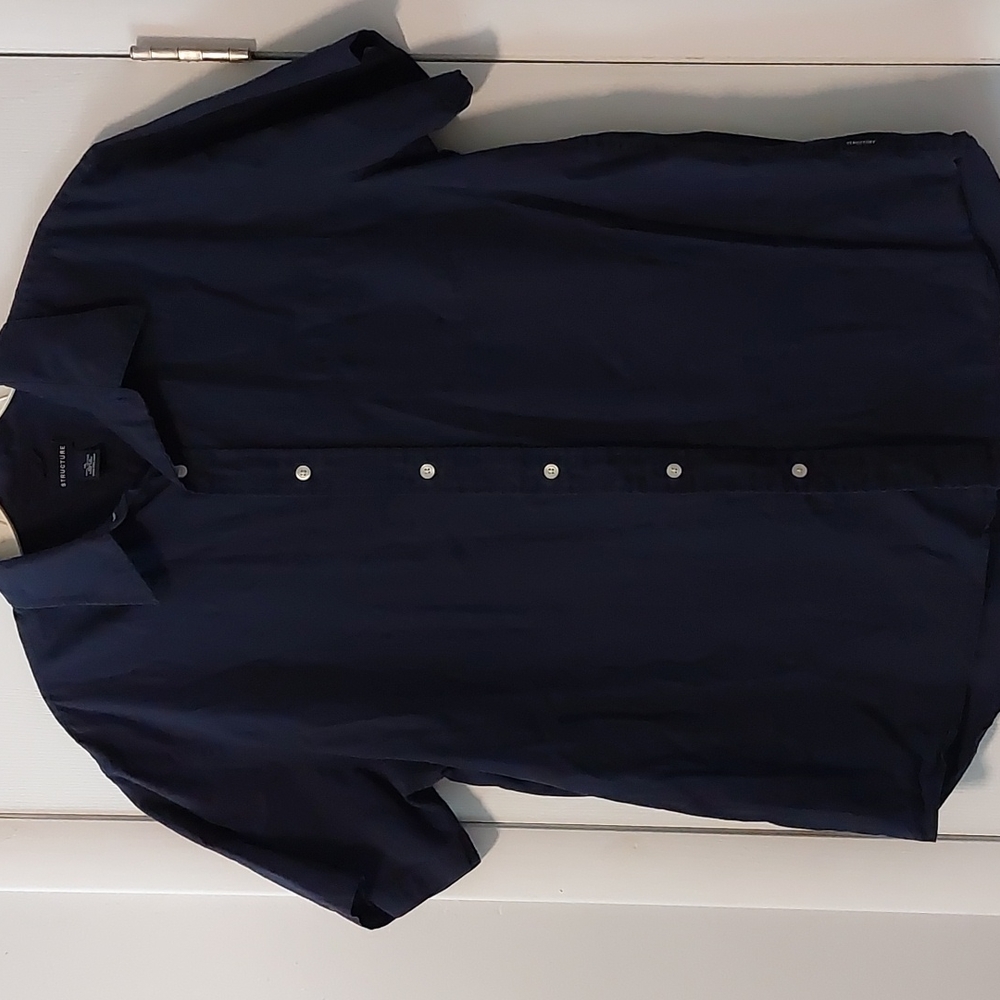 Men's Structure Button-Down Shirt